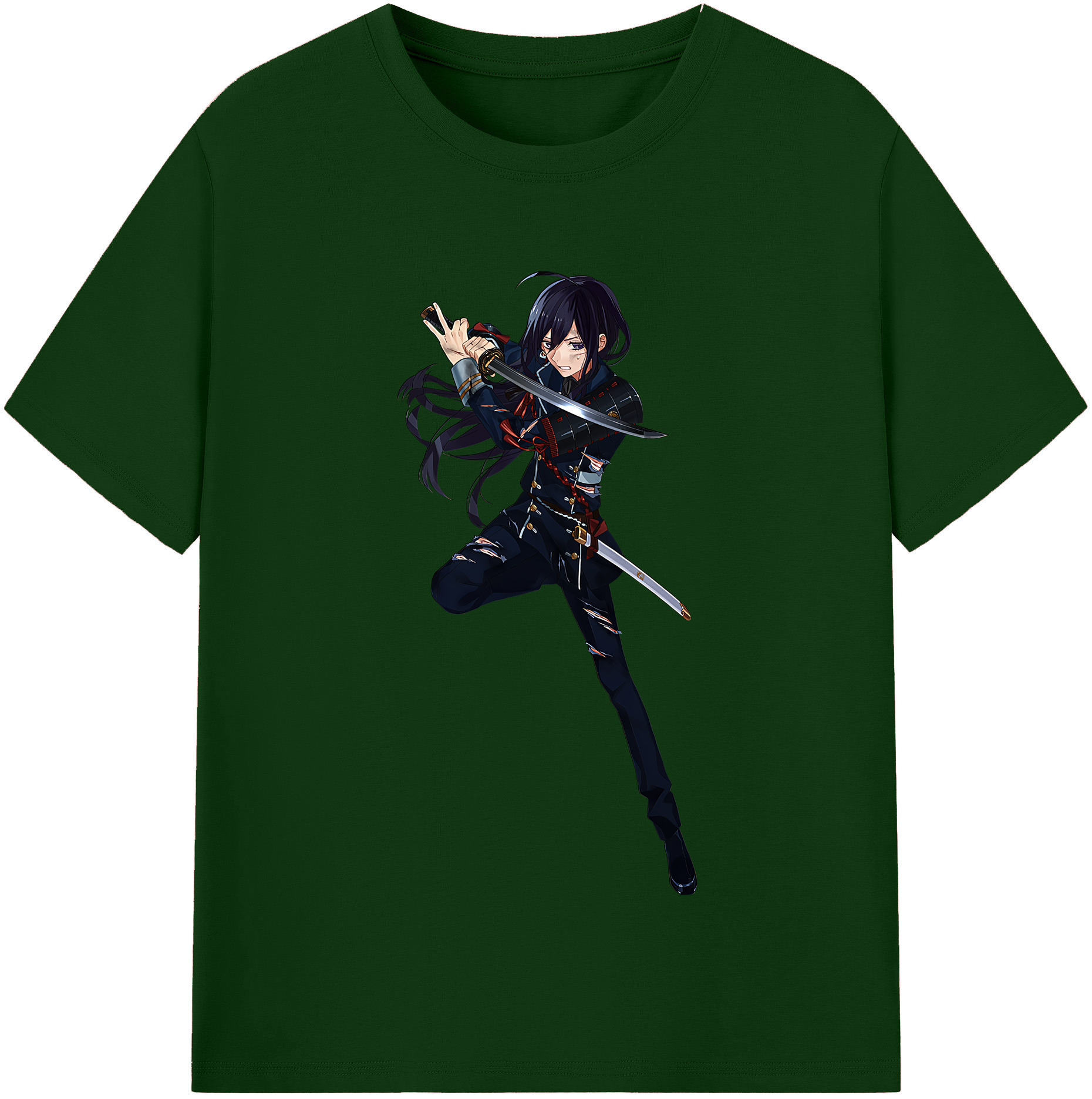 （画像用） 刀剣乱舞 Touken Ranbu 綿100％半袖Tシャツ（フロントプリント）